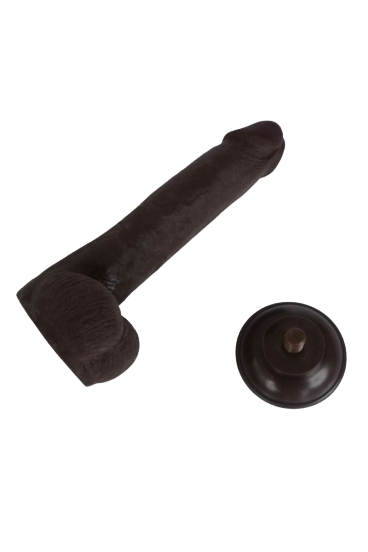  24 CM Ultra Realistik Brown Melez Dildo Kıkırdak Dokulu Premium Model