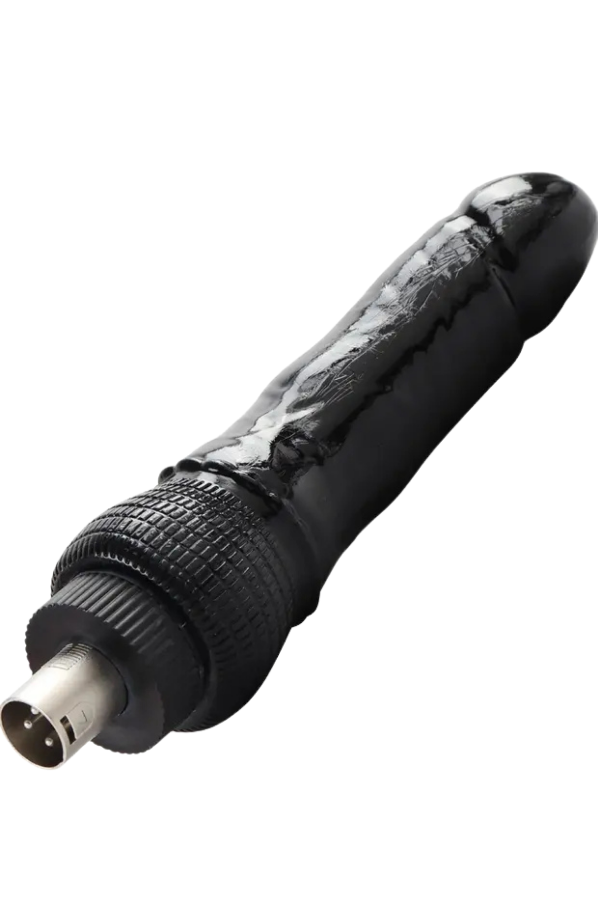 3XRL Uyumlu Siyah Penis Dildo Başlık 20 CM