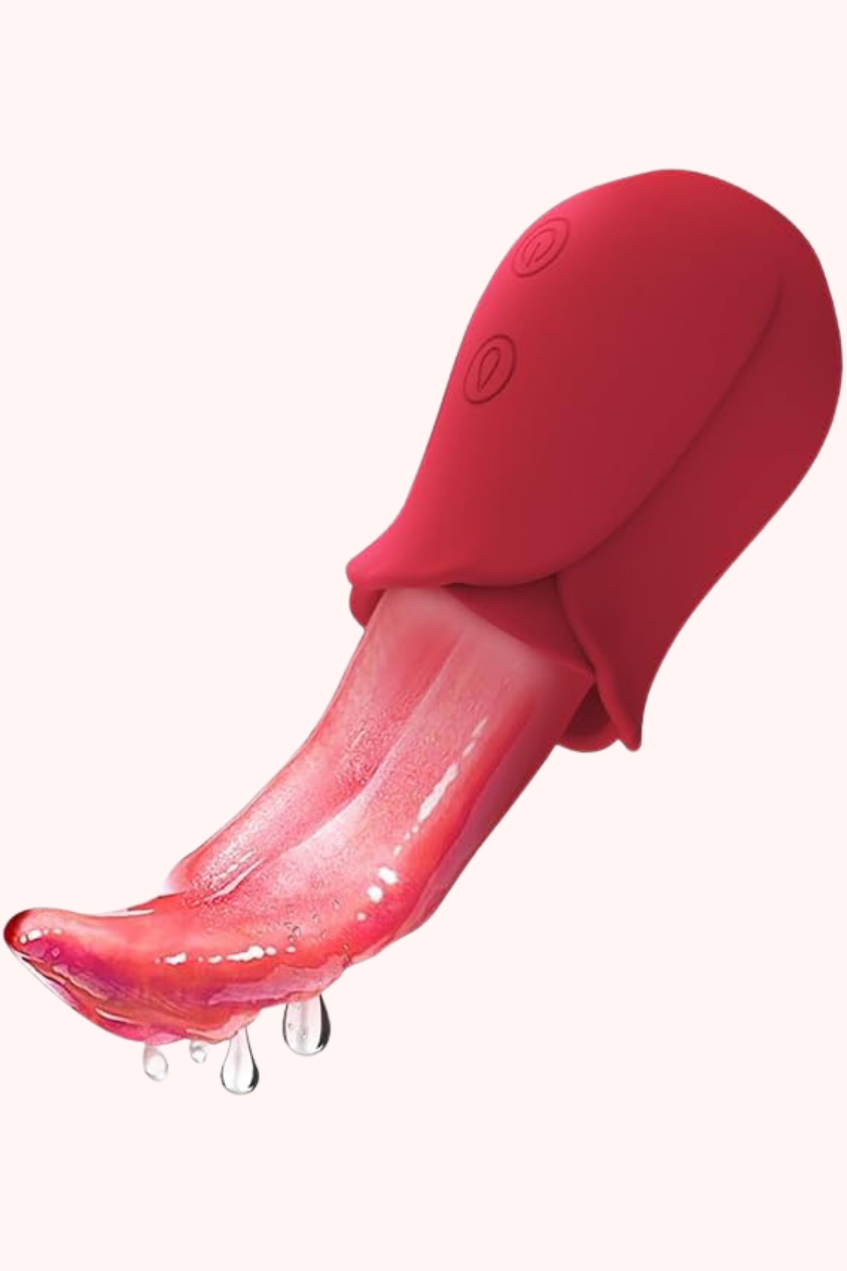 Aşağı Yukarı Dil Hareketli Titreşimli G Noktası Ve Klitoris Uyarıcılı Lüks Vibratör
