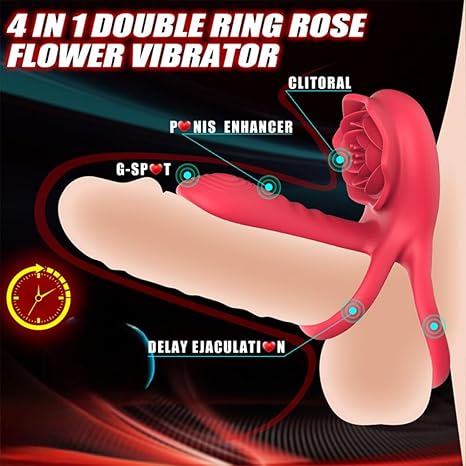 G Noktası Ve Klitoris Uyarıcılı Vibratör Seti Testis Destekli Halka