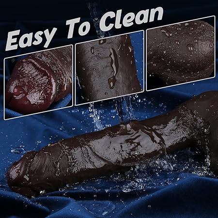 Ultra Realistik 26 CM Esnek Ve Damarlı Kalın Dildo
