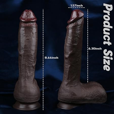 Ultra Realistik 26 CM Esnek Ve Damarlı Kalın Dildo