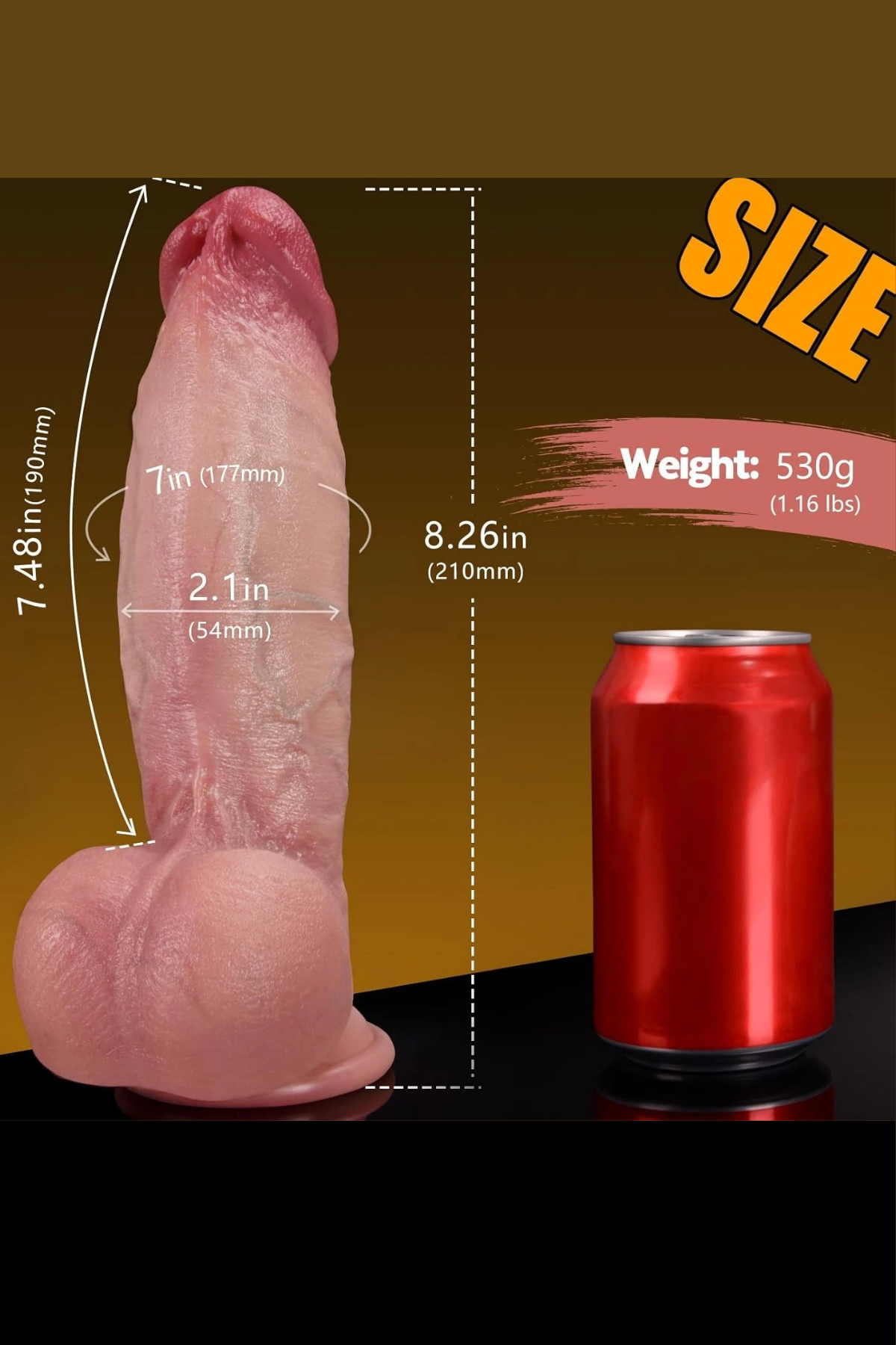 D-05 Ultra Realistik Esnek Dildo – Eğilip Bükülebilir, Damarlı Tasarım 21 CM