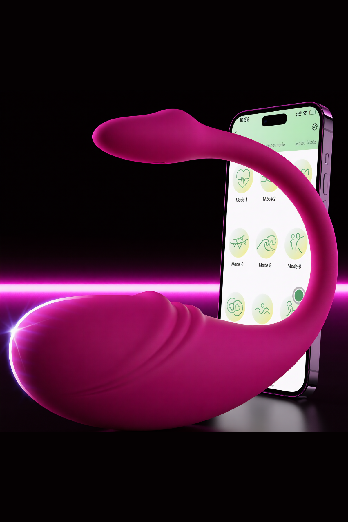 Uygulama Kontrollü Giyilebilir G Noktası Klitoral Uyarıcı Vibratör