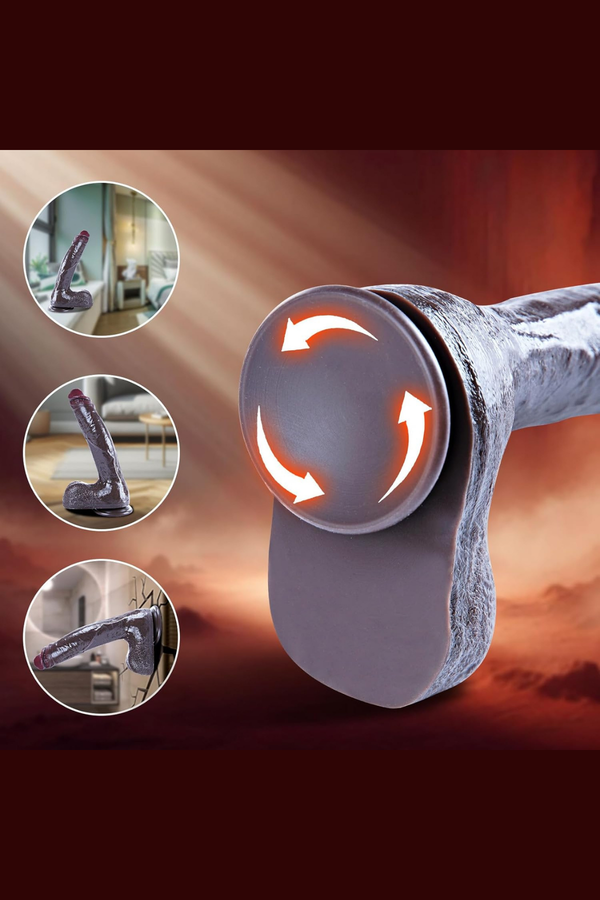 Yeni Nesil Çift Katmanlı Ultra Kalın Ultra Realistik 27 CM Mega Boy Dildo
